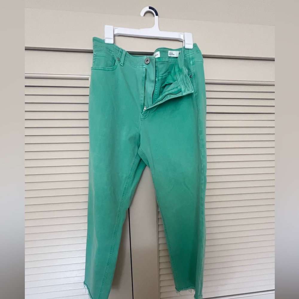 🍃 J. Jill High-Rise Straight-Leg Crop Jeans – Size 14R